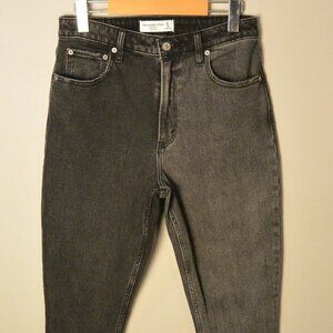 Abercrombie & Fitch Two Tone The Skinny High Rise Jean Black Women’s Size 27 4R